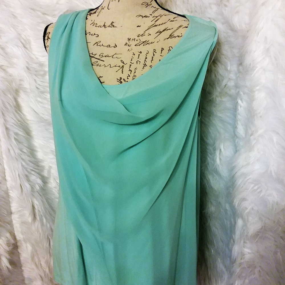 Calvin Klein Mint Green M Blouse